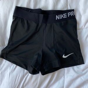 Nike pro spandex shorts